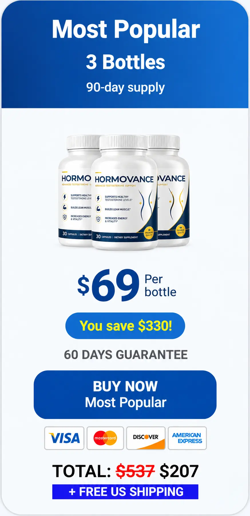 Hormovance 3 Bottle Price