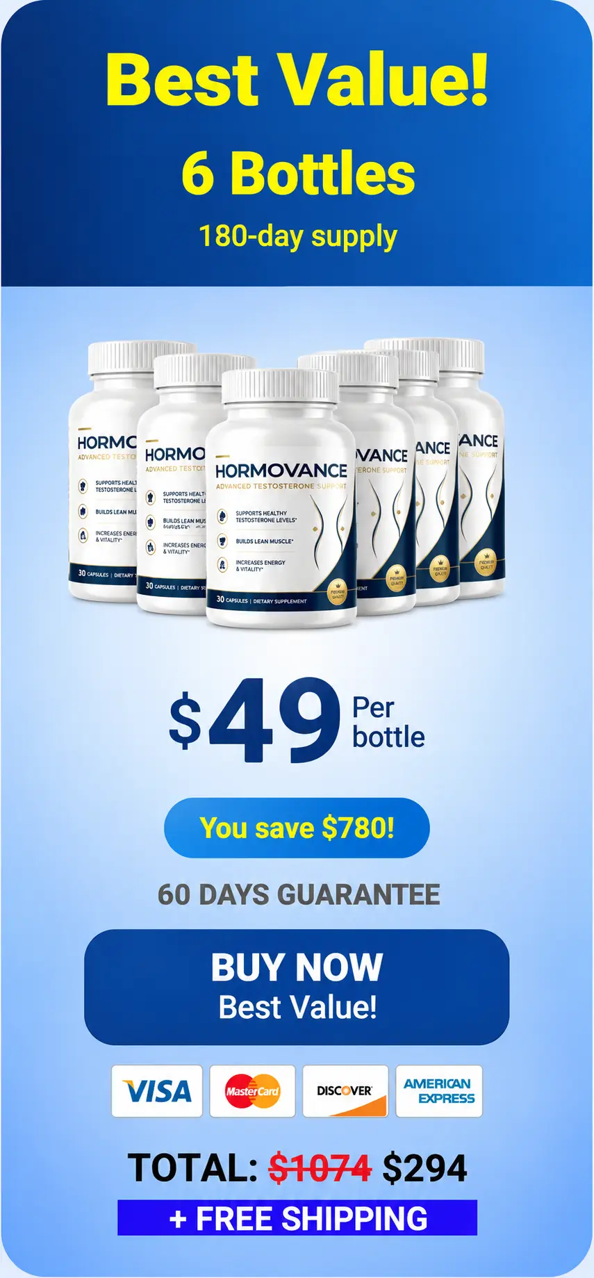 Hormovance 6 Bottle Price